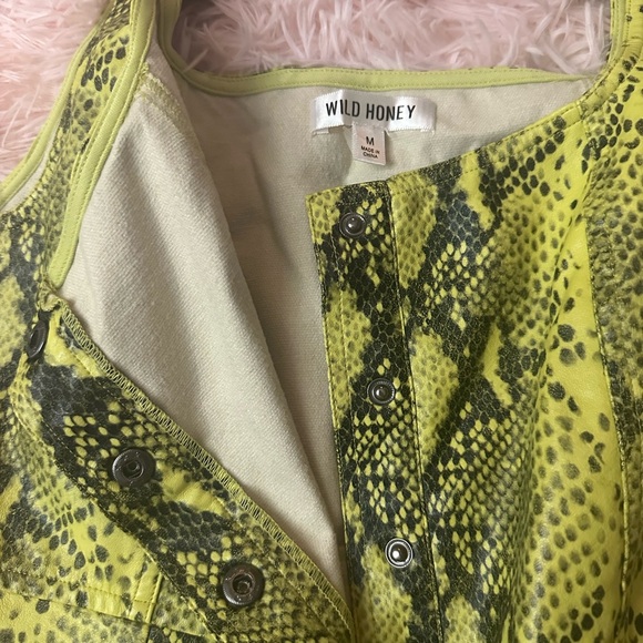 Vibrant Snake Print Dress - Picture 2 of 2